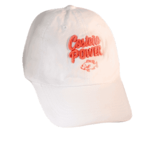 Gorra Blanca l Logo bordado Coral